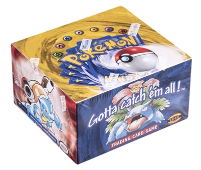 1999 Wizards of the Coast "Pokemon" High Grade Sealed Unopened Booster Box (36 Packs) - Scarce "Green Wing Charizard" Version